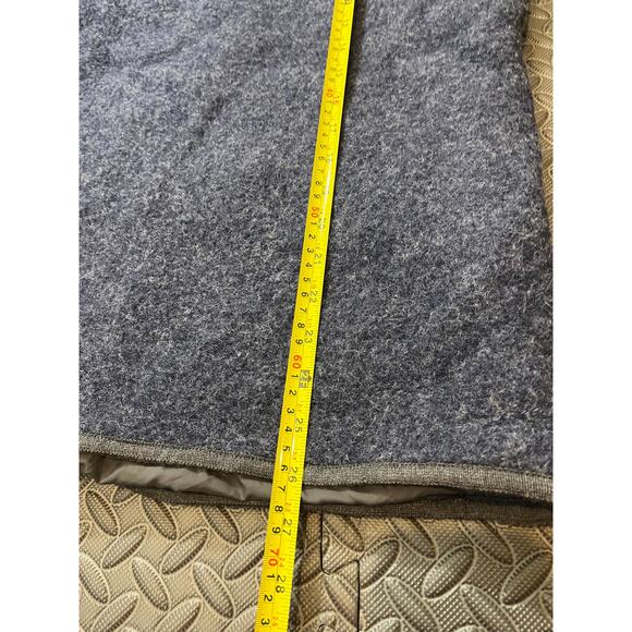 Vintage Montbell Womens Jacket Coat Wool Japan Size‎ Medium Button Front Blue - Picture 8 of 8